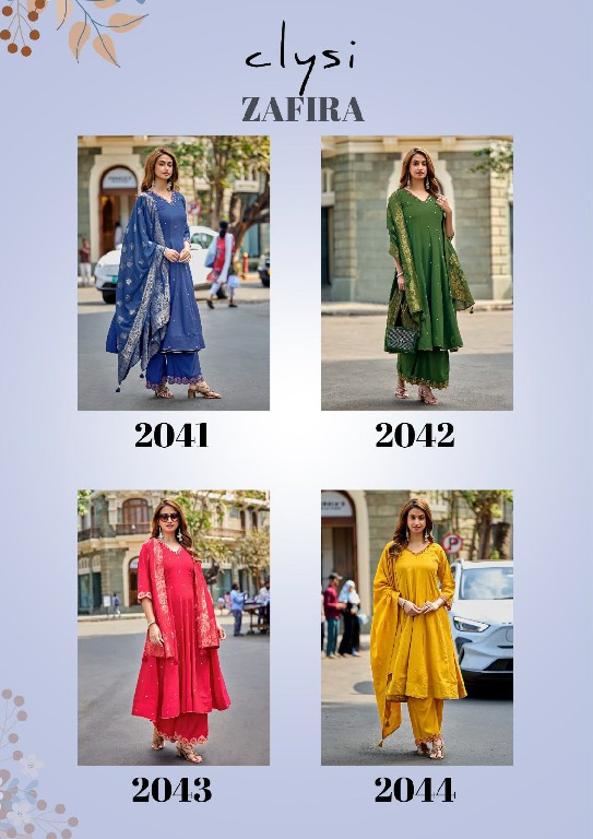 CLYSI ZAFIRA WHOLESALE READYMADE MUSLIN WITH WORK CLASSIC TRENDY 3 PCS SUITS EXPORTER