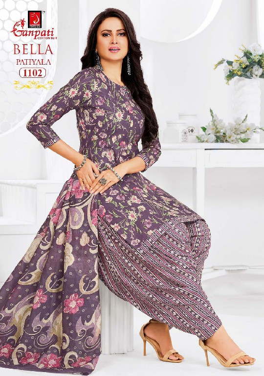 GANPATI BELLA PATIYALA VOL 11 WHOLESALE READYMADE COTTON DAILY WEAR 3 PCS SUITS EXPORTER