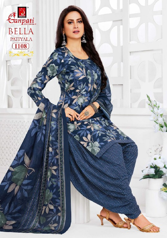 GANPATI BELLA PATIYALA VOL 11 WHOLESALE READYMADE COTTON DAILY WEAR 3 PCS SUITS EXPORTER