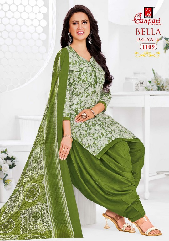 GANPATI BELLA PATIYALA VOL 11 WHOLESALE READYMADE COTTON DAILY WEAR 3 PCS SUITS EXPORTER