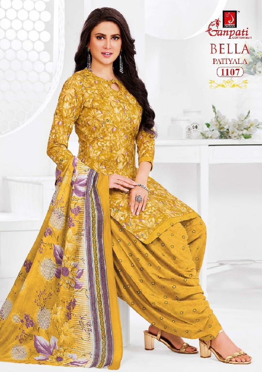 GANPATI BELLA PATIYALA VOL 11 WHOLESALE READYMADE COTTON DAILY WEAR 3 PCS SUITS EXPORTER