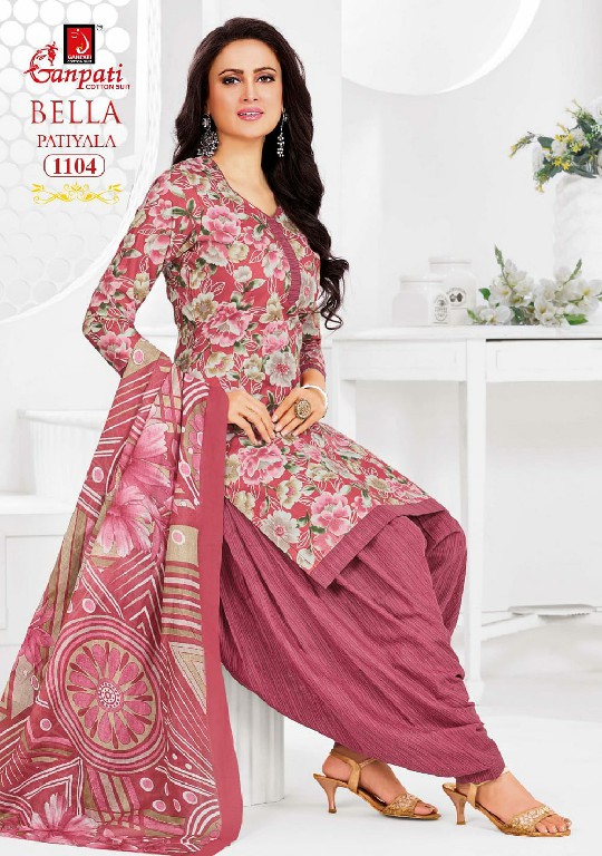 GANPATI BELLA PATIYALA VOL 11 WHOLESALE READYMADE COTTON DAILY WEAR 3 PCS SUITS EXPORTER