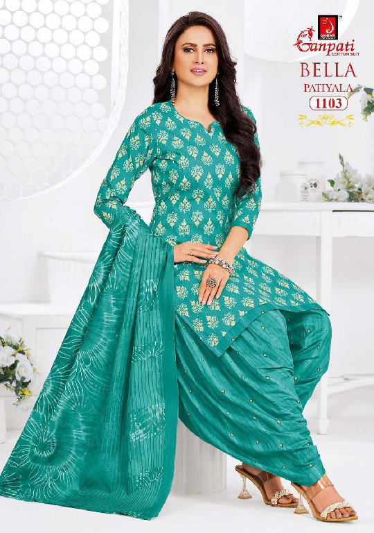 GANPATI BELLA PATIYALA VOL 11 WHOLESALE READYMADE COTTON DAILY WEAR 3 PCS SUITS EXPORTER