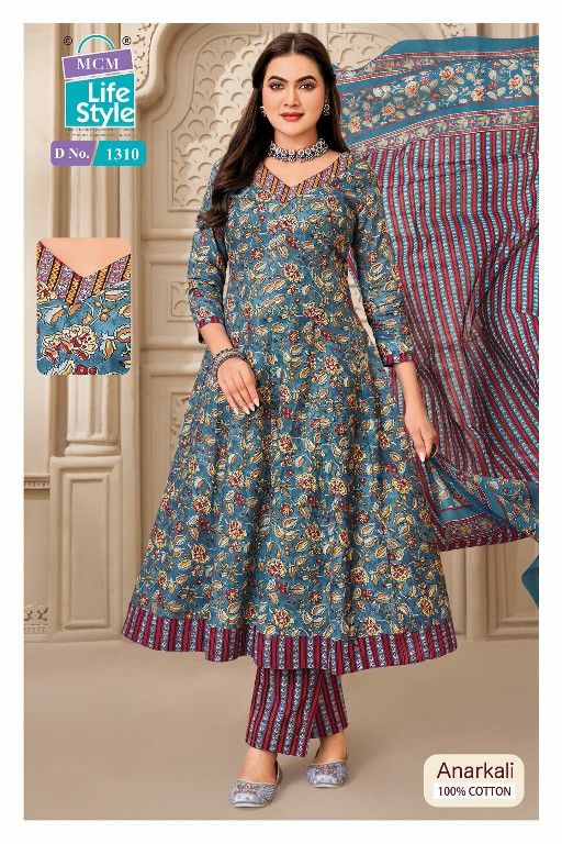 MCM LIFESTYLE ANARKALI VOL 13 WHOLESALE READYMADE BIG SIZE ELEGANT FANCY LONG ANARAKALI KURTI PANT WITH DUPATTA SUPPLIER