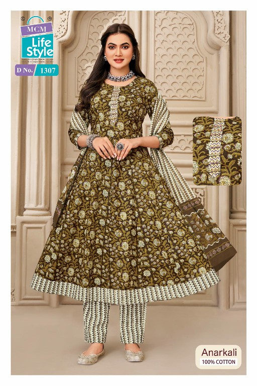MCM LIFESTYLE ANARKALI VOL 13 WHOLESALE READYMADE BIG SIZE ELEGANT FANCY LONG ANARAKALI KURTI PANT WITH DUPATTA SUPPLIER