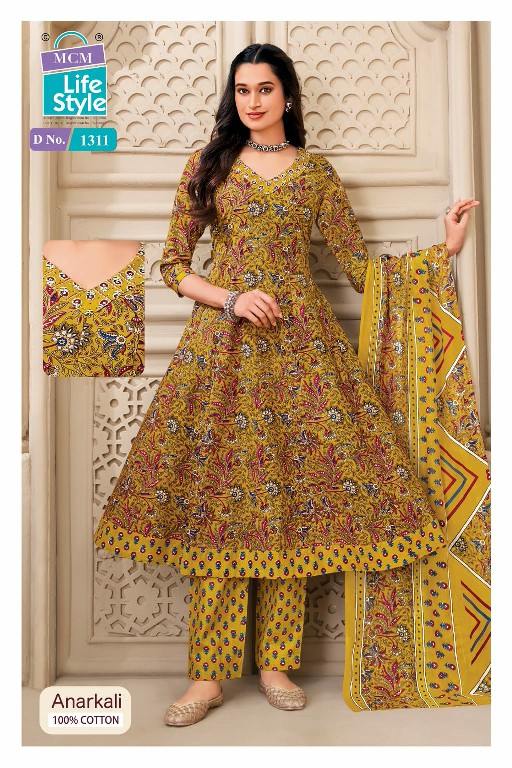 MCM LIFESTYLE ANARKALI VOL 13 WHOLESALE READYMADE BIG SIZE ELEGANT FANCY LONG ANARAKALI KURTI PANT WITH DUPATTA SUPPLIER