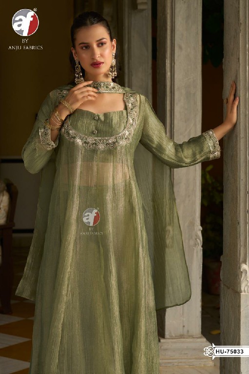 ANJU FAB D.NO HU 75032 TO 75035 WHOLESALE READYMADE SALSA DESIGNER INDO WESTERN SUITS COMBO FOR WOMEN ONLINE