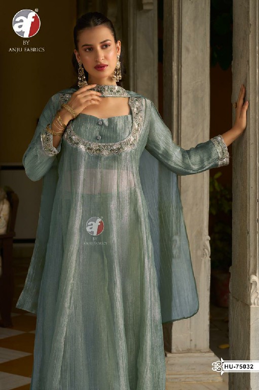 ANJU FAB D.NO HU 75032 TO 75035 WHOLESALE READYMADE SALSA DESIGNER INDO WESTERN SUITS COMBO FOR WOMEN ONLINE