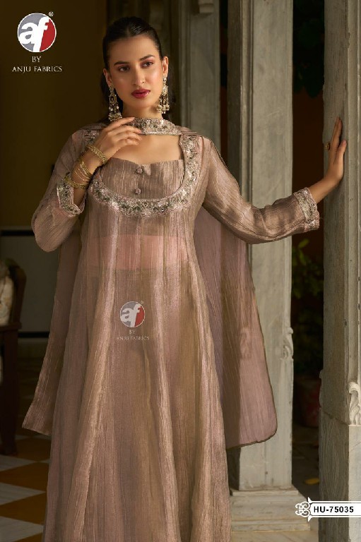 ANJU FAB D.NO HU 75032 TO 75035 WHOLESALE READYMADE SALSA DESIGNER INDO WESTERN SUITS COMBO FOR WOMEN ONLINE