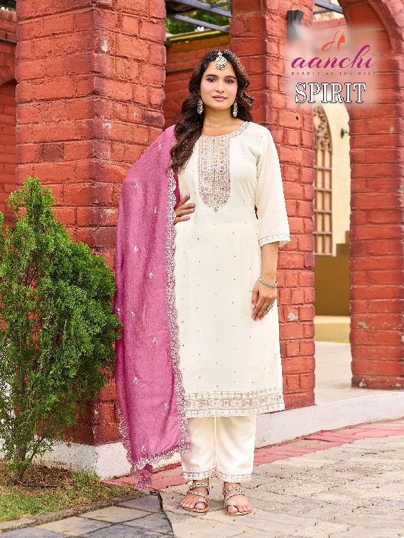 AANCHI SPIRIT WHOLESALE READYMADE VICHITRA SILK LATEST FASHION 3 PCS SUITS SUPPLIER