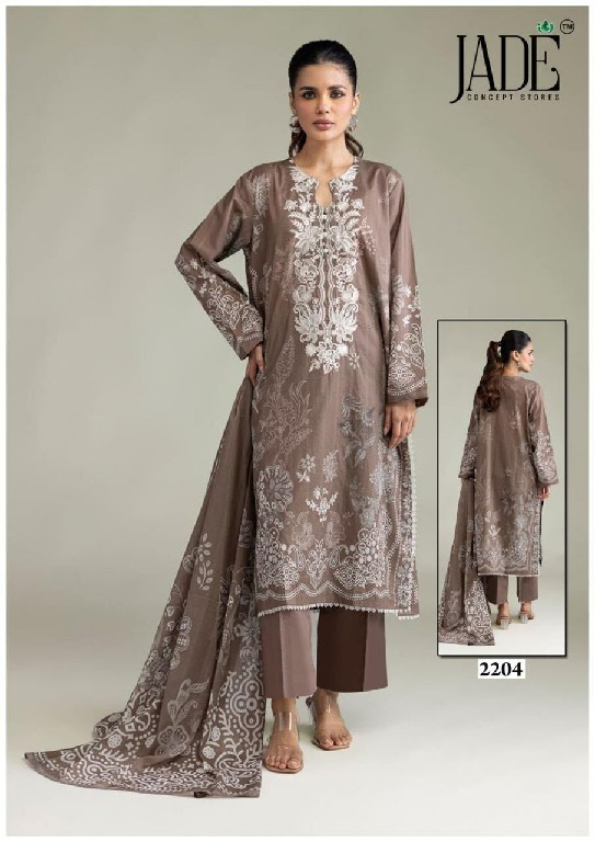 JADE BIN SAEED VOL 22 WHOLESALE COTTON PRINTED PAKISTANI DAILY WEAR DRESS MATERIAL EXPORTER