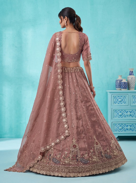 ANJANI ART BRIDAL LEHENGA D.NO 3092 WHOLESALE CHANDNIA SILK INDIAN WEDDING WEAR LEHENGA CHOLI FOR BRIDES EXPORTER