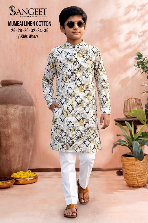 SANGEET MUMBAI LINEN COTTON WHOLESALE READYMADE CLASSIC RAYON LONG KURTA FOR KIDS ONLINE