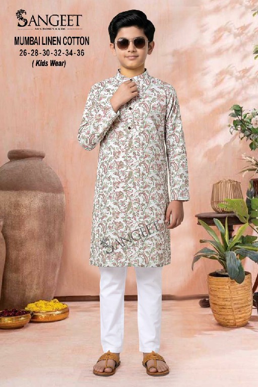 SANGEET MUMBAI LINEN COTTON WHOLESALE READYMADE CLASSIC RAYON LONG KURTA FOR KIDS ONLINE