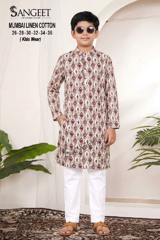 SANGEET MUMBAI LINEN COTTON WHOLESALE READYMADE CLASSIC RAYON LONG KURTA FOR KIDS ONLINE