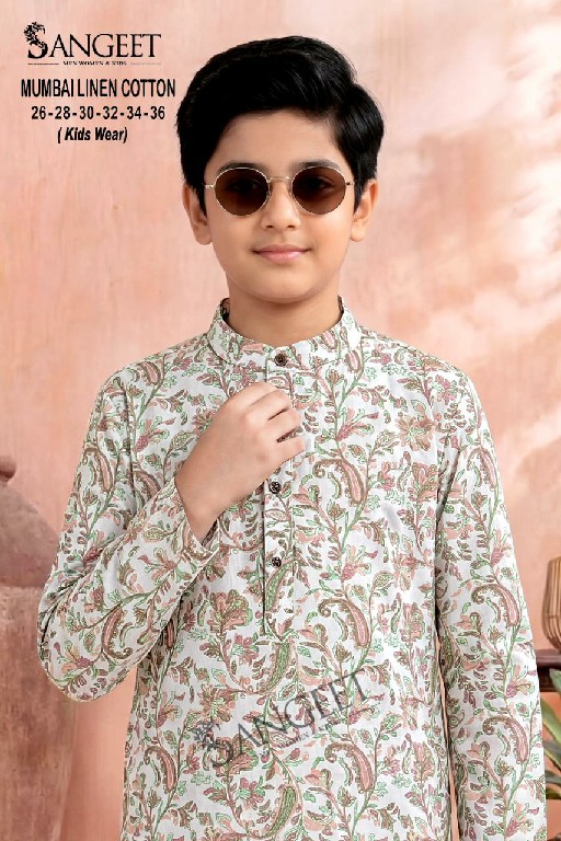 SANGEET MUMBAI LINEN COTTON WHOLESALE READYMADE CLASSIC RAYON LONG KURTA FOR KIDS ONLINE