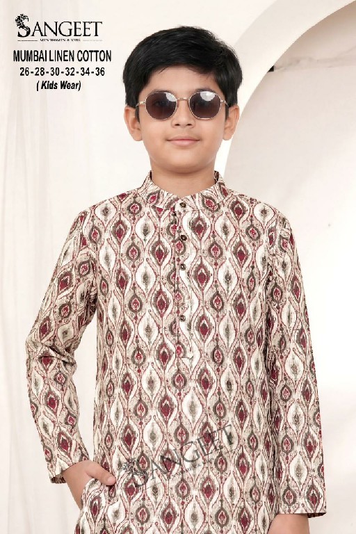 SANGEET MUMBAI LINEN COTTON WHOLESALE READYMADE CLASSIC RAYON LONG KURTA FOR KIDS ONLINE