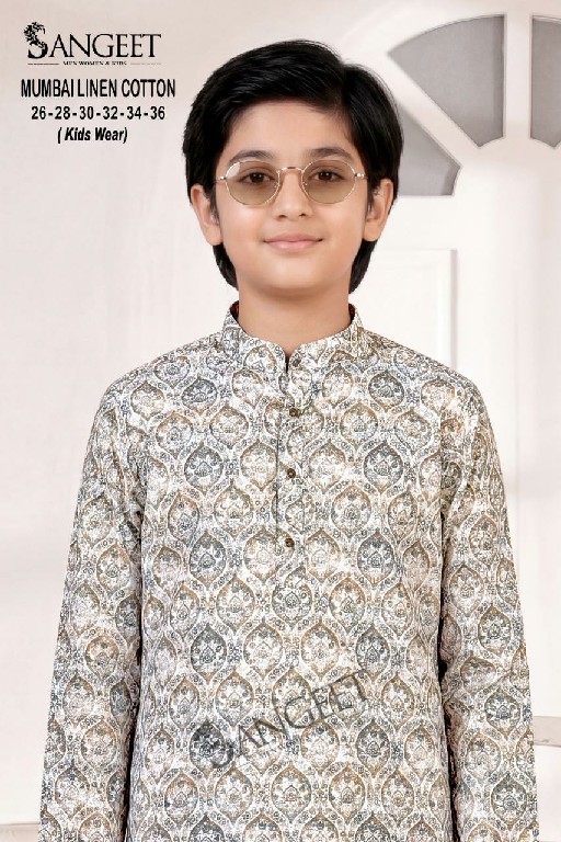 SANGEET MUMBAI LINEN COTTON WHOLESALE READYMADE CLASSIC RAYON LONG KURTA FOR KIDS ONLINE