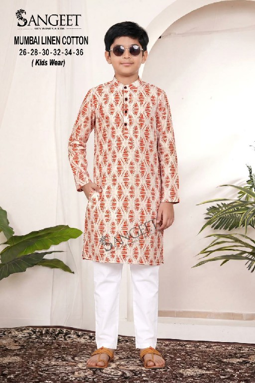 SANGEET MUMBAI LINEN COTTON WHOLESALE READYMADE CLASSIC RAYON LONG KURTA FOR KIDS ONLINE