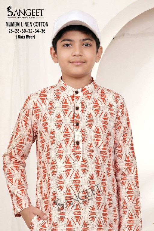 SANGEET MUMBAI LINEN COTTON WHOLESALE READYMADE CLASSIC RAYON LONG KURTA FOR KIDS ONLINE