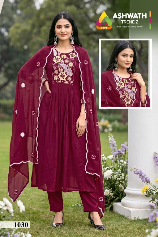 ASHWATH QUEEN WHOLESALE READYMADE MULL SAFFRON TRENDY STYLISH 3 PCS COMBO SET SUITS SUPPLIER
