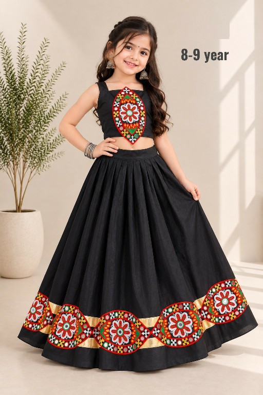 PAYAL CREATION D.NO SIYA-32 WHOLESALE READYMADE ROMAN SILK FULLY FLARED COMFORTABLE CHANIYA CHOLI FOR KIDS ONLINE