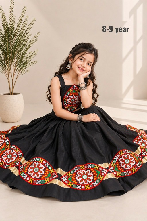 PAYAL CREATION D.NO SIYA-32 WHOLESALE READYMADE ROMAN SILK FULLY FLARED COMFORTABLE CHANIYA CHOLI FOR KIDS ONLINE