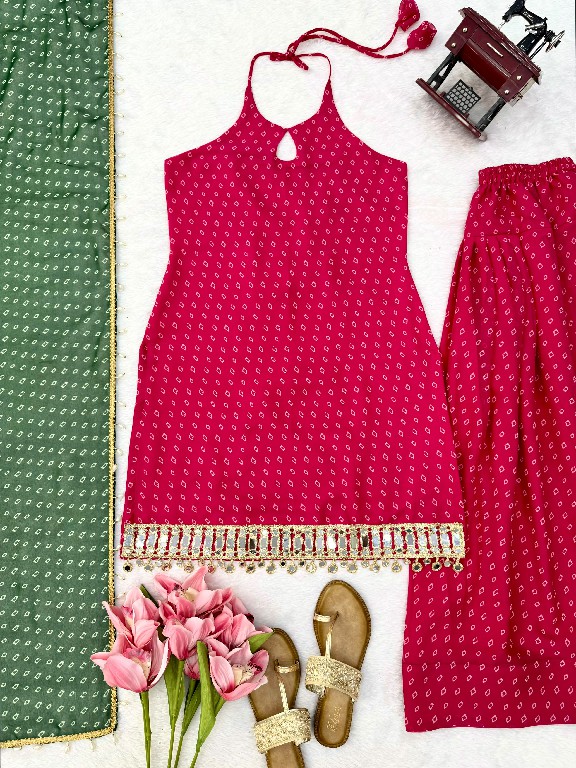 TEXTILEDEAL D.NO KD 1648 WHOLESALE READYMADE FAUX GEORGETTE DESIGNER TOP FARSHI SALWAR WITH DUPATTA SUPPLIER
