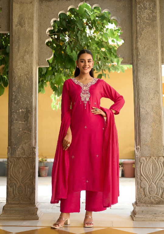 ANJU FAB MAYRA VOL 9 WHOLESALE READYMADE PURE MUL CHANDERI ETHNIC WEAR 3 PCS SUITS EXPORTER