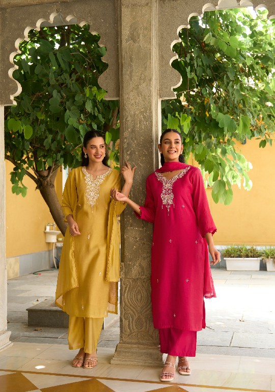 ANJU FAB MAYRA VOL 9 WHOLESALE READYMADE PURE MUL CHANDERI ETHNIC WEAR 3 PCS SUITS EXPORTER