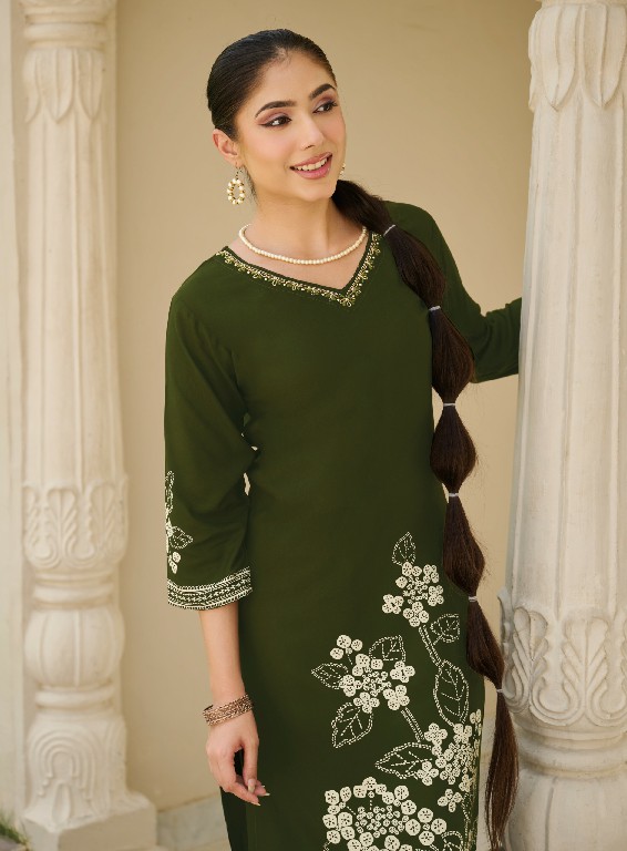 RADHIKA LIFESTYLE ZION VOL 5 WHOLESALE READYMADE RAYON WITH HAND WORK BIG SIZE CORD SET FOR EXPORT