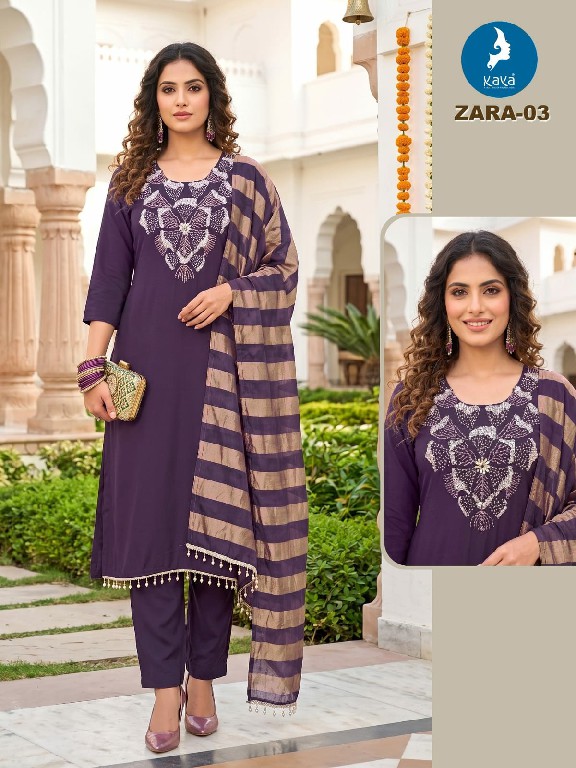 KAYA ZARA WHOLESALE READYMADE MULL CHANDERI BIG SIZE TRENDING 3 PCS COMBO SET SUITS EXPORTER