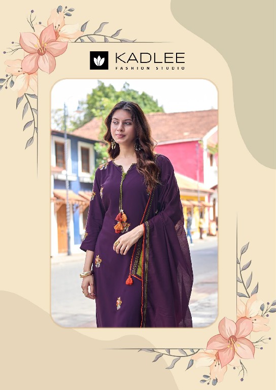 KADLEE VASANT WHOLESALE READYMADE HEAVY RAYON ELEGANT STYLE 3 PCS SUITS SUPPLIER
