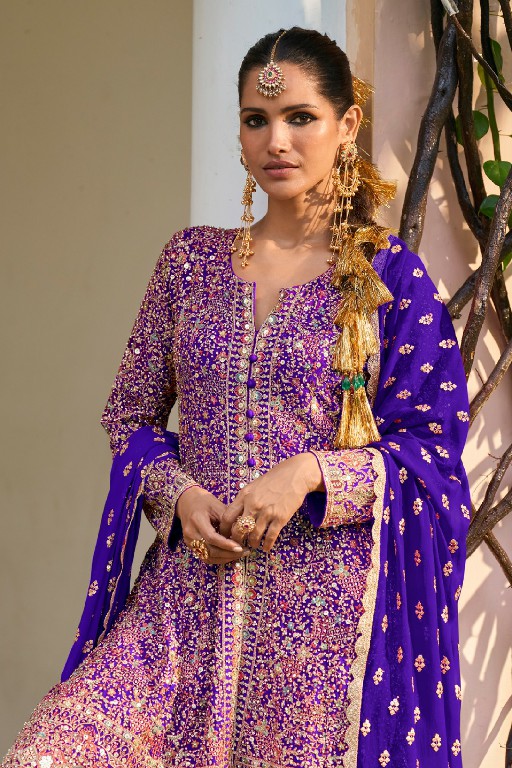 GULKAYRA DESIGNER RAKUL WHOLESALE READYMADE REAL GEORGETTE DESIGNER WEAR 3 PCS SUITS EXPORTER