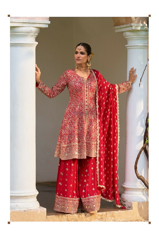 GULKAYRA DESIGNER RAKUL WHOLESALE READYMADE REAL GEORGETTE DESIGNER WEAR 3 PCS SUITS EXPORTER