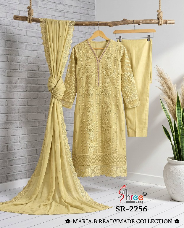 SHREE FABS D.NO 2256 WHOLESALE READYMADE CRISTAL RAGGA CHIFFON LASER CUT WORK DESIGN 3 PCS SUITS EXPORTER