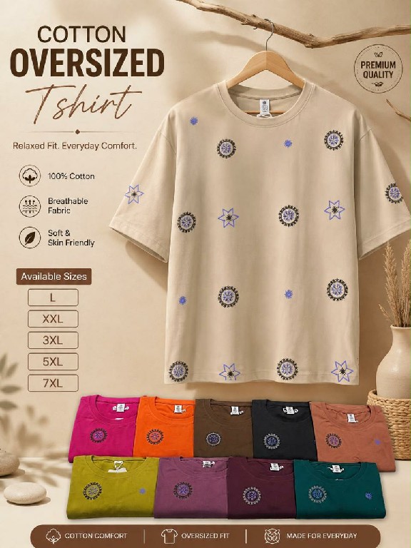 I SQUARE LAUNCH READYMADE COTTON OVER SIZE T SHIRT FOR WOMEN ONLINE