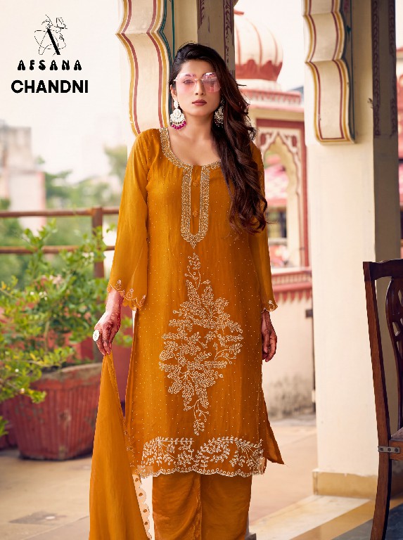 AFSANA CHANDNI WHOLESALE READYMADE FANDY SATIN FESTIVE WEAR 3 PCS COMBO SET SUITS SUPPLIER