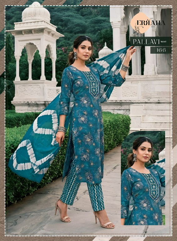 ERRAHA PALLAVI VOL 7 WHOLESALE READYMADE RAYON CAPSULE SHOP TRENDY STRAIGHT CUT 3 PCS SUITS FOR EXPORT