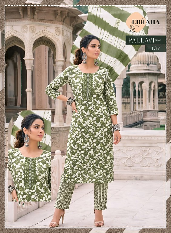ERRAHA PALLAVI VOL 7 WHOLESALE READYMADE RAYON CAPSULE SHOP TRENDY STRAIGHT CUT 3 PCS SUITS FOR EXPORT