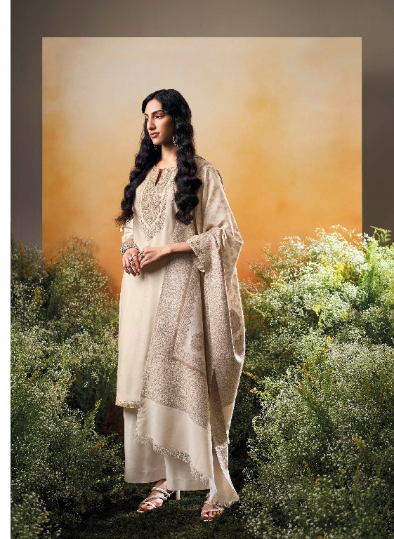 GANGA KRIDHA WHOLESALE PURE PASHMINA SOLID COLOR WINTER WEAR UNSTITCH SALWAR SUITS EXPORTER