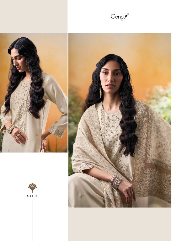 GANGA KRIDHA WHOLESALE PURE PASHMINA SOLID COLOR WINTER WEAR UNSTITCH SALWAR SUITS EXPORTER