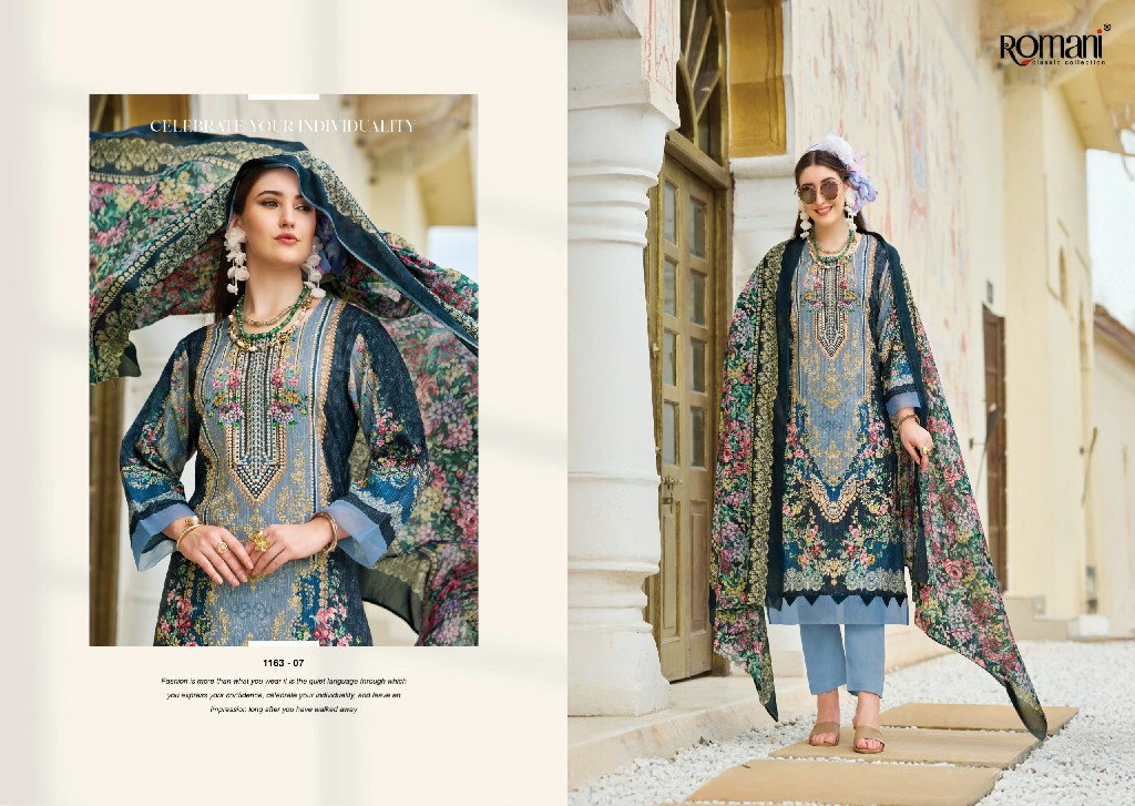 ROMANI NAFISA VOL 3 WHOLESALE SOFT COTTON EXCLUSIVE DESIGN UNSTITCH SALWAR SUITS SUPPLIER