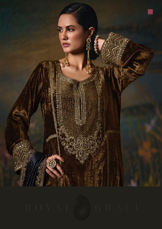 AIQA NOOR-E-RIWAAZ WHOLESALE VISCOSE VELVET WINTER SPECIAL UNSTITCH SALWAR KAMEEZ ONLINE