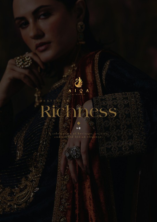 AIQA NOOR-E-RIWAAZ WHOLESALE VISCOSE VELVET WINTER SPECIAL UNSTITCH SALWAR KAMEEZ ONLINE