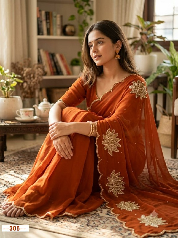 SUMA SANTUSTI WHOLESALE LUXURIOUS RANGOLI CRUSH INDIAN SAREES FOR WOMEN EXPORTER