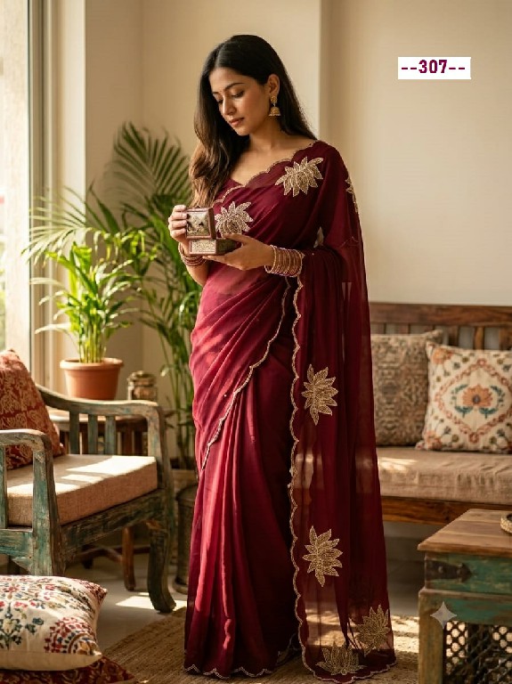 SUMA SANTUSTI WHOLESALE LUXURIOUS RANGOLI CRUSH INDIAN SAREES FOR WOMEN EXPORTER