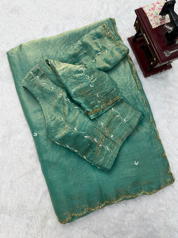 TEXTILEDEAL D.NO KD-648 WHOLESALE FENDY SILK HEAVY HAND WORK DESIGNER SAREES FOR WOMEN SUPPLIER