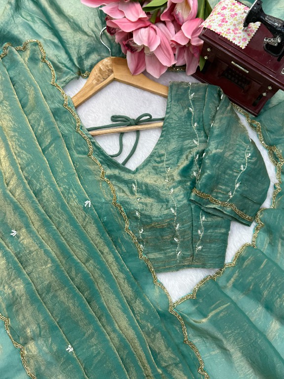 TEXTILEDEAL D.NO KD-648 WHOLESALE FENDY SILK HEAVY HAND WORK DESIGNER SAREES FOR WOMEN SUPPLIER