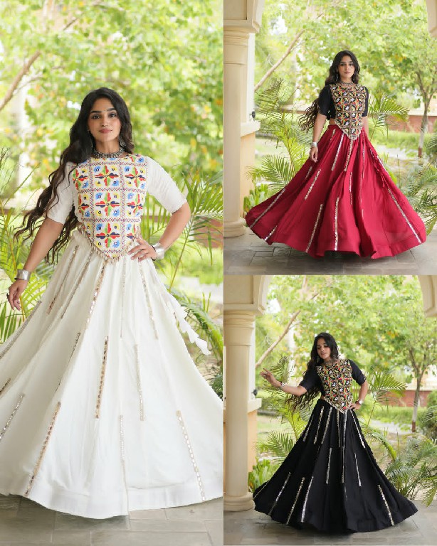 TEXTILEDEAL D.NO LW-7185 WHOLESALE READYMADE RAYON WITH WORK NAVRATRI STYLE LEHENGA CHOLI FOR EXPORT